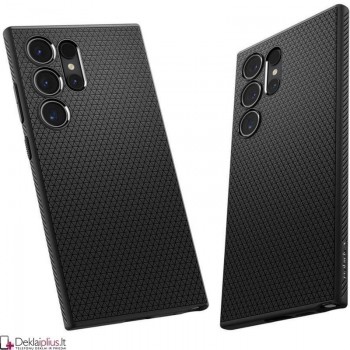 Spigen Liquid Air dėklas - juodas (Samsung S24 Ultra)
